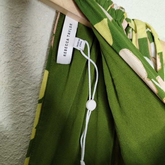 Rebecca Taylor Wild Peony Mesh Dress Women's Size Medium - Picture 7 of 9